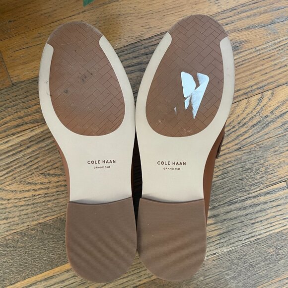 Cole Haan Brown Penny Leather Women’s Loafers Size 7.5 - Picture 5 of 8